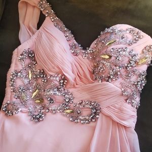 Light Pink Evening Gown